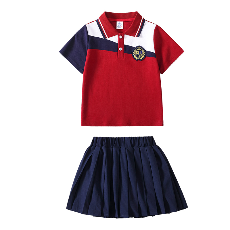 中小学生运动会队服夏装校服幼儿园园服夏季短袖毕业套装儿童班服