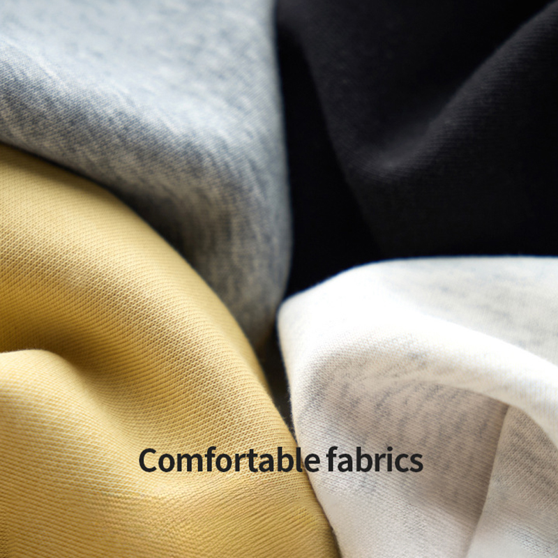 LU系风格！巨好穿显瘦松紧臀线液氨棉休闲直筒卫裤女秋季长裤 - 图3