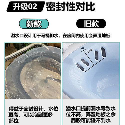 不锈钢痔疮坐浴盆男女免蹲洗屁股盆孕妇洗浴盆护理坐浴器泡洗盆 - 图1