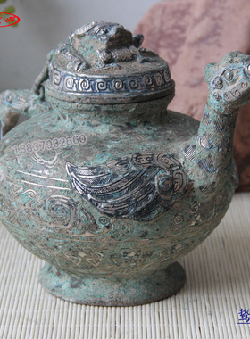 国潮古风工艺品酒壶婚庆影视道具