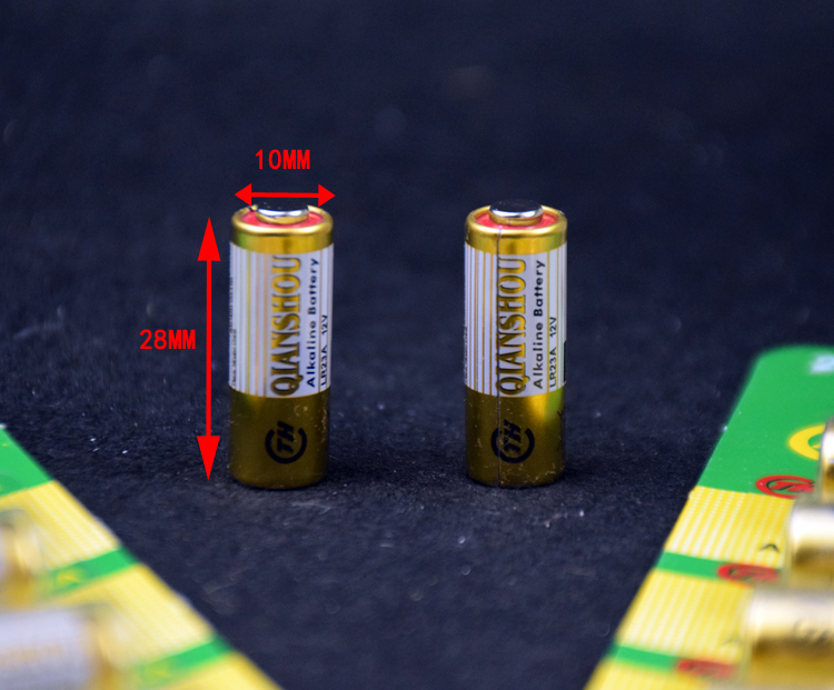 23A 12V碱性电池防盗引闪器门铃吊灯卷帘门23a12v遥控器电池L1028-图1