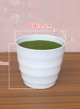 花盆塑料加厚仿陶瓷树脂圆形创意