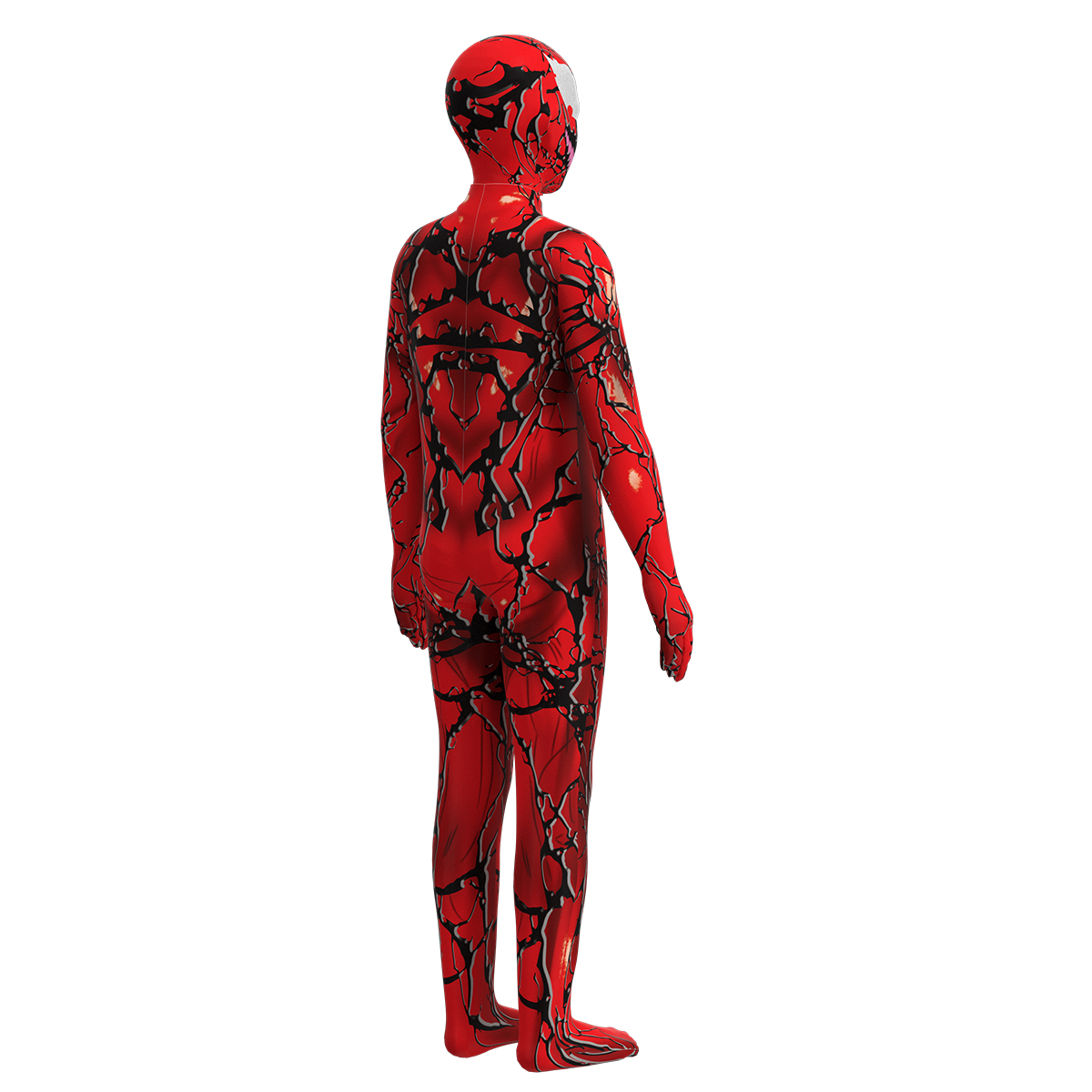 蜘蛛侠紧身衣红色毒液连体衣小男孩童蜘蛛图案的衣服大成人紧身衣 - 图1