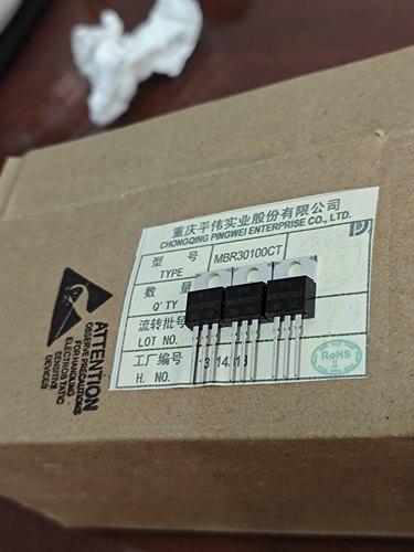 全新原装肖特基二极管 MBR30100CT MBR30100 30A/100V 封装TO220 - 图0