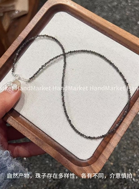 链子925银 【灰色星光】时尚简约清新精致锁骨链1202