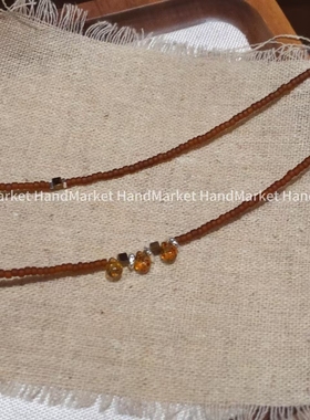 吊坠925银 JIUJIU【秋冬超美叠戴两件套】手工气质时尚百搭复古