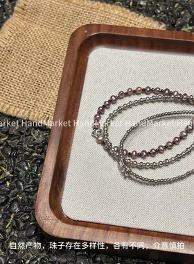 925银手链 JIUJIU【叠戴diy复古纯银手链】时尚百搭手链装饰品121