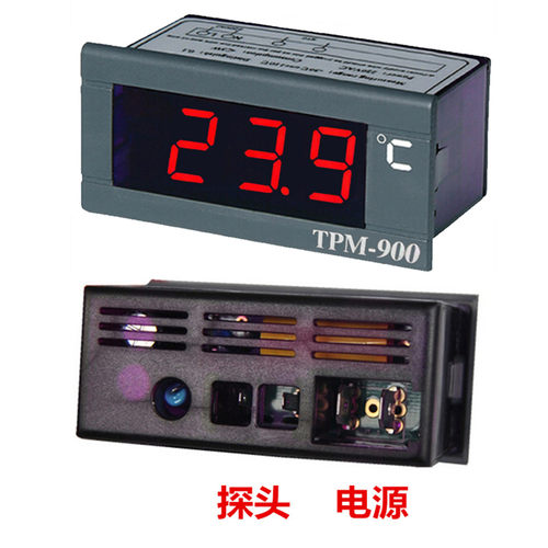 嵌入式电子数显高精度温度计表测量范围大带传感器数字温度显示器 - 图2