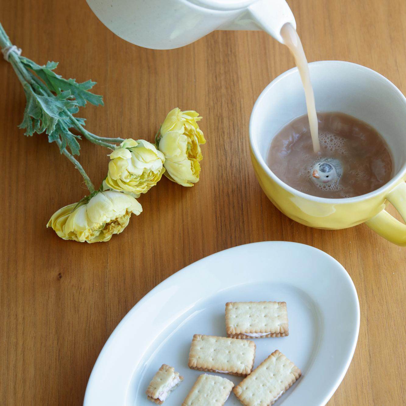uneei进口动物泡澡马克杯猫咪狗子鸟儿杯底咖啡杯陶瓷茶杯,淘宝优惠券,粉丝福利购,淘宝优惠卷