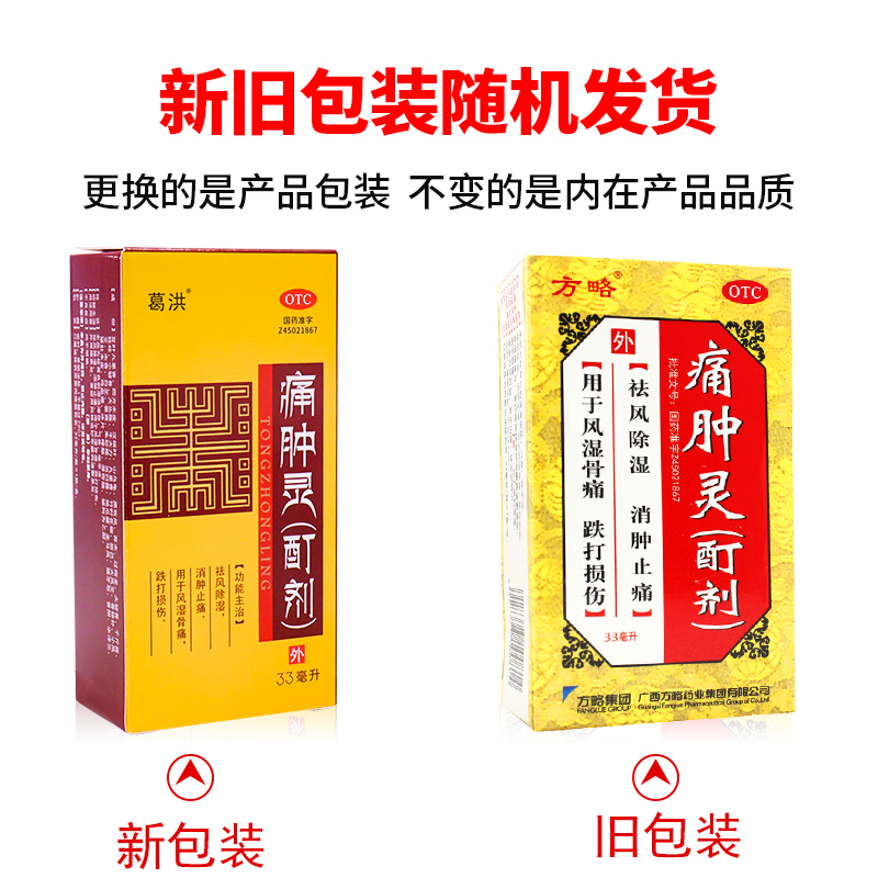 方略 痛肿灵酊剂33ml/盒祛风除湿消肿止痛用于风湿骨痛跌打损伤cc - 图0