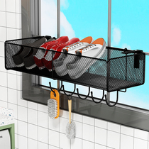 Balcony Airing Shoe Rack Sunning Shoes God Instrumental Hook Frame Guardrails Windows Shoes Window Sill Windows Balustrade Antitheft Window Mesh Sandals