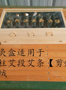 全身便携式腿部乳房艾灸盒