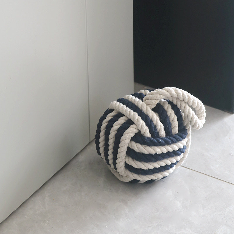 棉麻球手工门档防撞球时尚创意门挡餐厅酒吧餐厅门口家居装饰摆件,淘宝优惠券,粉丝福利购,淘宝优惠卷