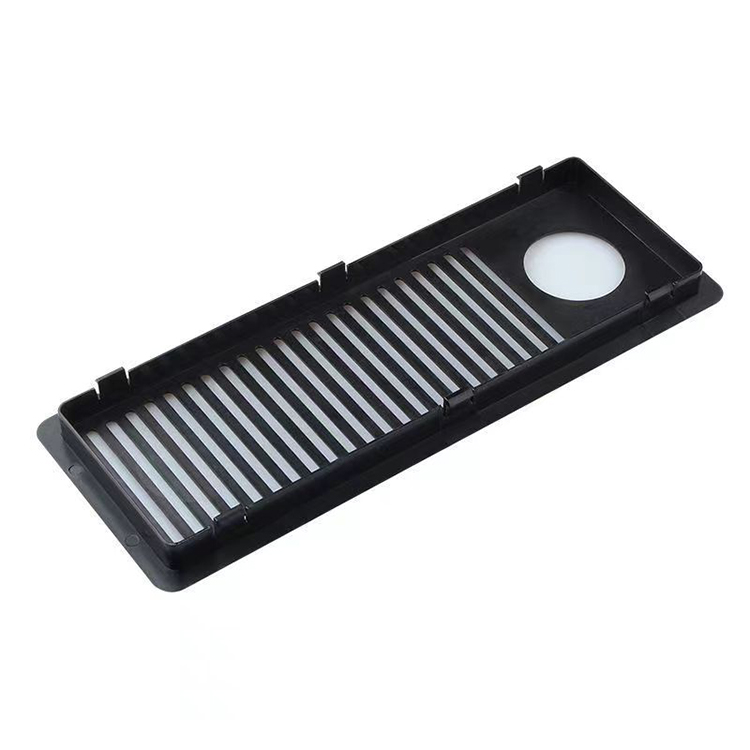 Desk vent cover cabinet computer main case breathable mesh cooling hole decorative cover outlet vent panel