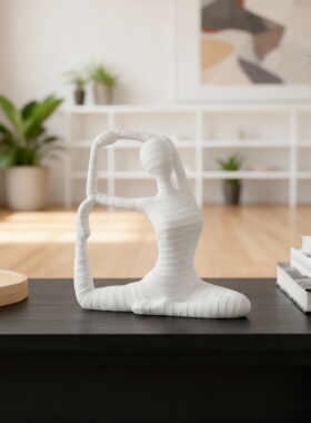 现代简约抽象人物雕塑摆件