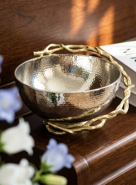 创意金属水果篮客厅茶几摆件