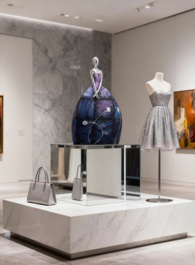 现代简约抽象艺术摆件玻璃钢雕塑