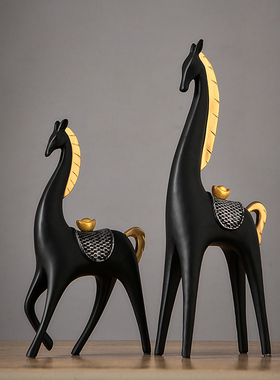 招财动物艺术高级感工艺品