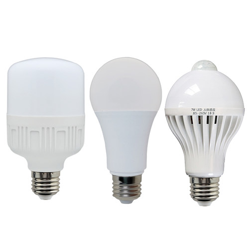 红外人体雷达感应B22插口节能灯led声控楼道声光控3w5W7W螺口球泡 - 图3