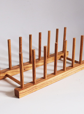 花梨实木陶瓷盘架碗盆七子茶饼架普洱茶架子托支架茶道多层展示架