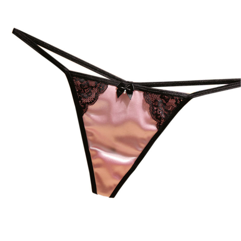 低腰性感内裤丁字裤女透气亲肤光滑冰丝凉凉少女三角裤无痕T裤,淘宝优惠券,粉丝福利购,淘宝优惠卷