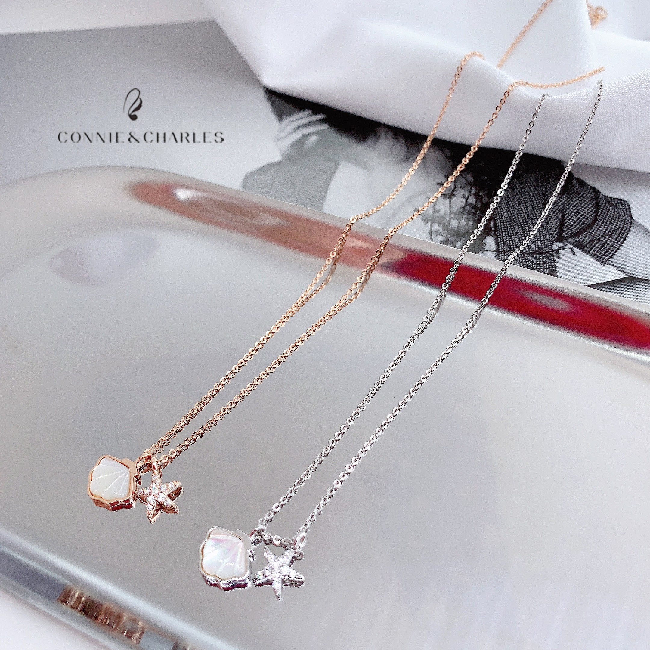 connie charles简约女生小众项链 Connie Charles轻奢饰品项链