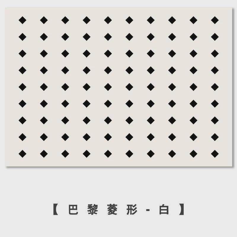 Checkerboard French black stone apartment living room carpet plaid cream style minimalist versatile blanket bedroom light luxury carpet thickened