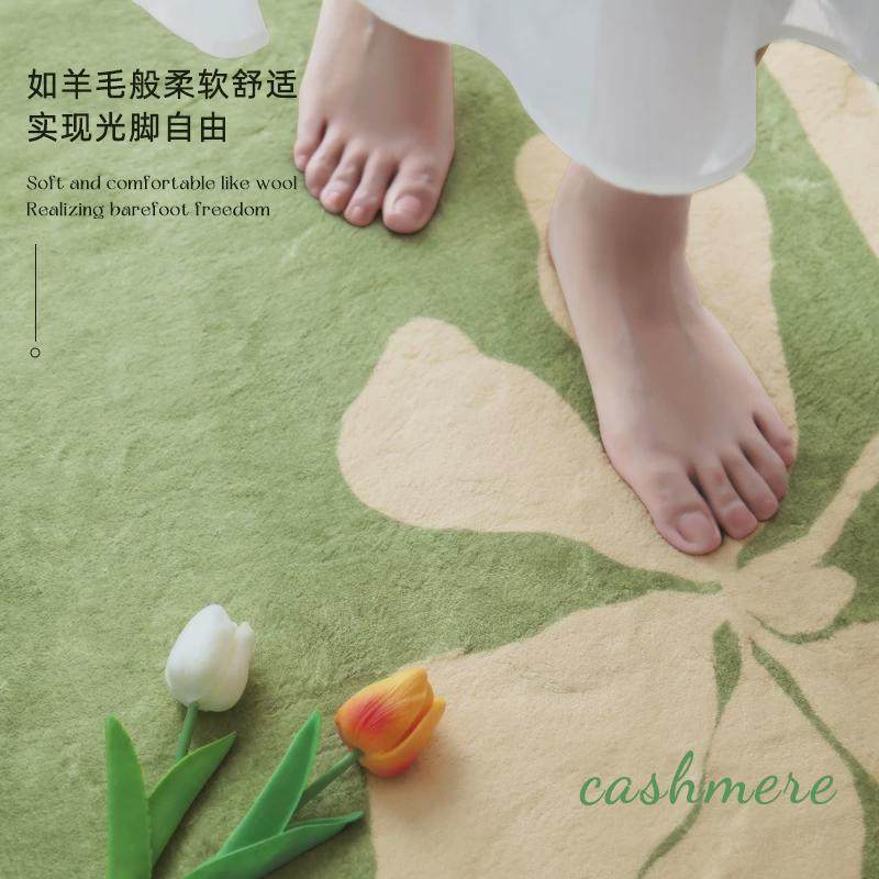 地毯卧室床边毯家用可爱卡通长条房间地垫床下加厚耐脏脚垫窗垫,淘宝优惠券,粉丝福利购,淘宝优惠卷