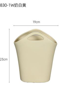 ins插花风花篮陶瓷花瓶摆件创意家居客厅奶油餐桌电视柜玄关装饰