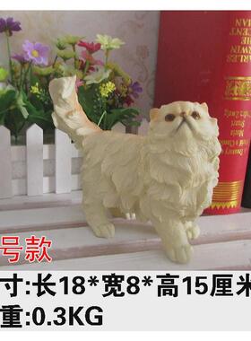 仿真大狼狗摆件斑点狗树脂德牧八哥犬狗桌面入户客厅假狗庭院装饰