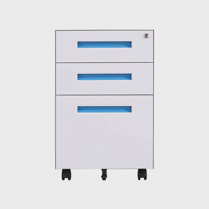 矮柜移动抽屉钢制桌下储物柜活动柜办公室文件柜带锁抽屉铁皮收纳,淘宝优惠券,粉丝福利购,淘宝优惠卷
