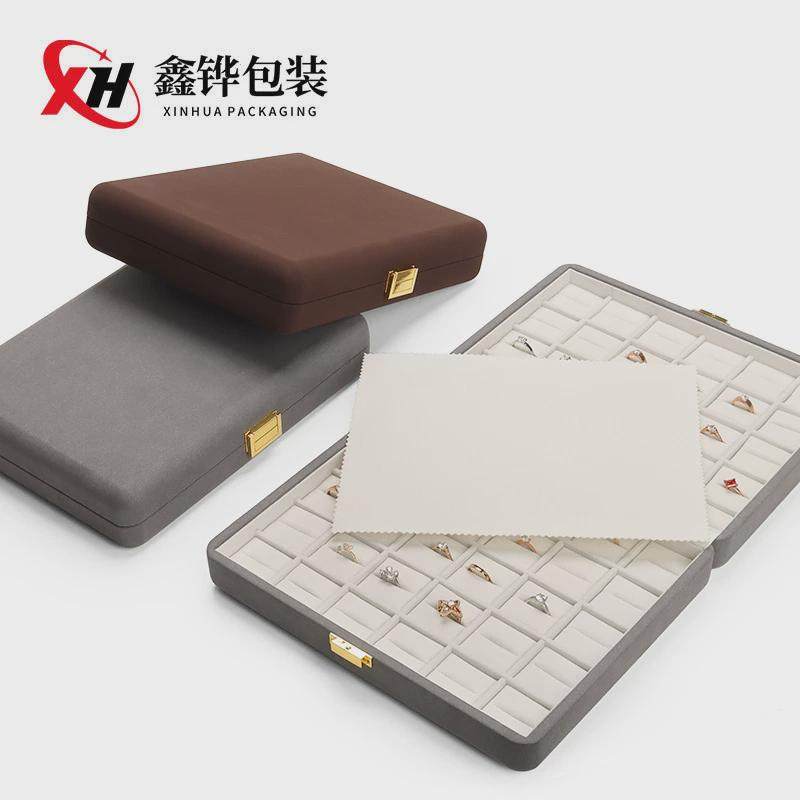 珠宝金属扣盒子平方柜台饰品包装盒绒面大容量收纳戒指吊坠首饰盒,淘宝优惠券,粉丝福利购,淘宝优惠卷