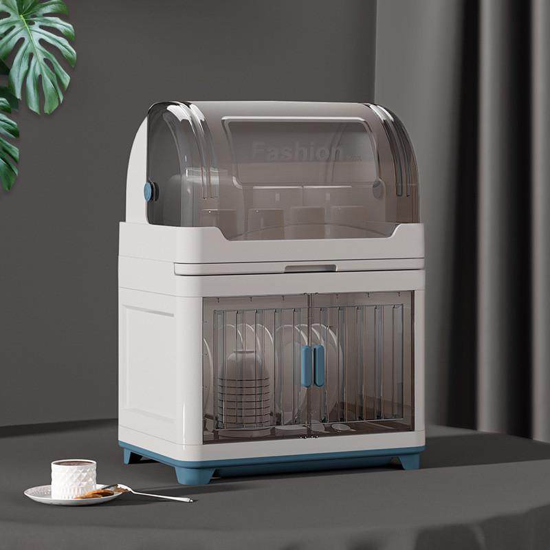 多功能碗碟架双层装碗筷沥水架收纳盒厨房用防尘带盖碗柜置物架,淘宝优惠券,粉丝福利购,淘宝优惠卷