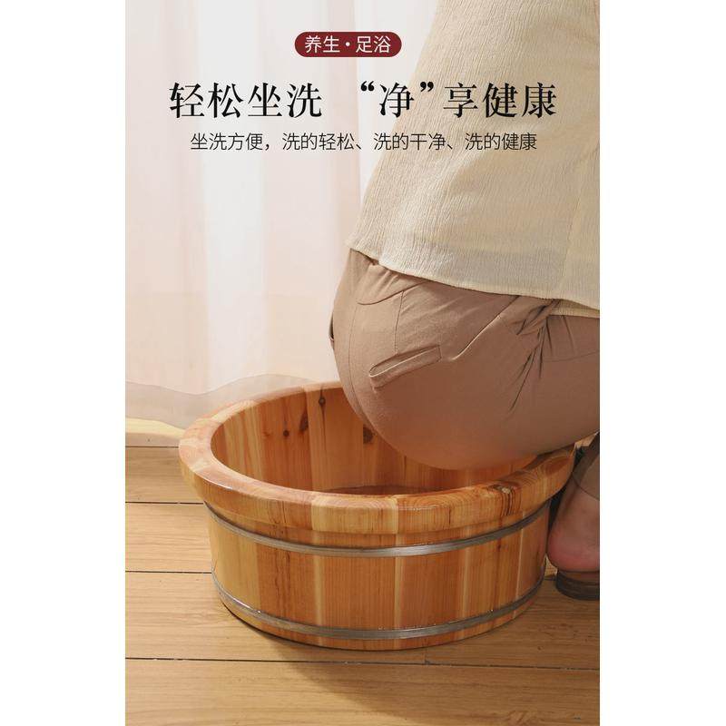 39香杉木16圆边儿童洗脸洗脚泡脚木桶足浴小木盆妇洗木盆洗屁,淘宝优惠券,粉丝福利购,淘宝优惠卷