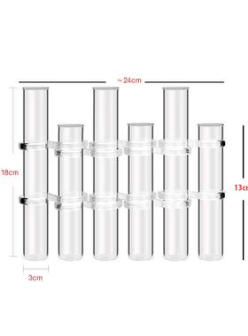 试管北欧ins透明玻璃水培花瓶货源花艺植物家居插花装饰