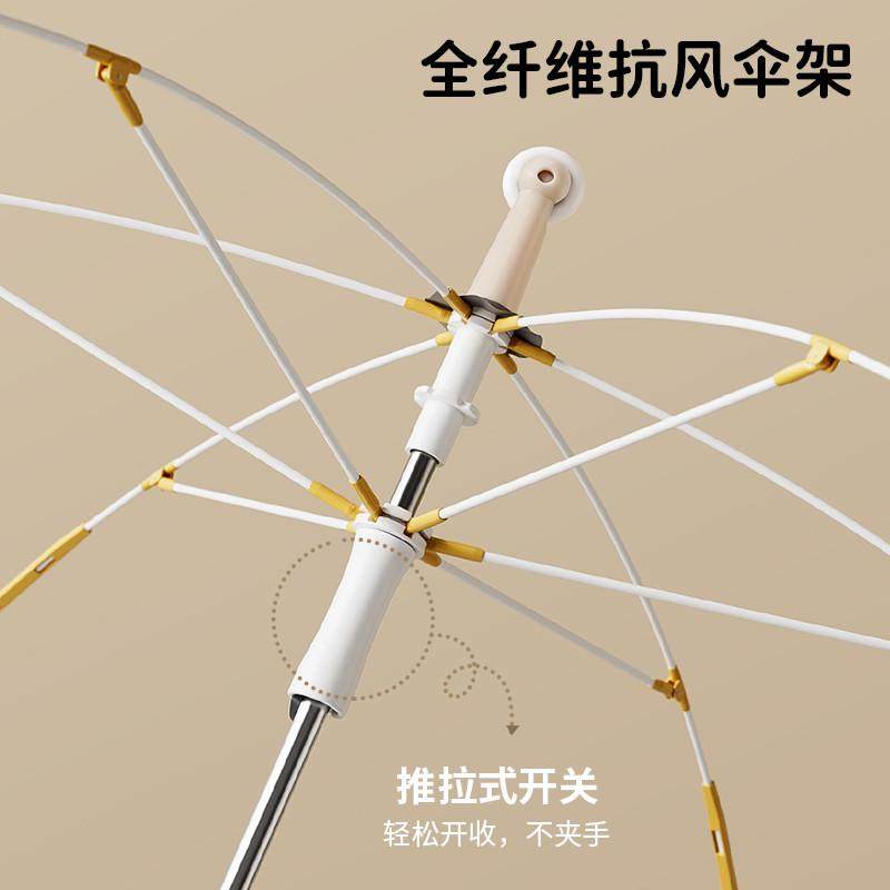 儿童雨伞防戳伤安圆角滚轮男孩学生上学黑胶晴雨两用遮阳伞,淘宝优惠券,粉丝福利购,淘宝优惠卷