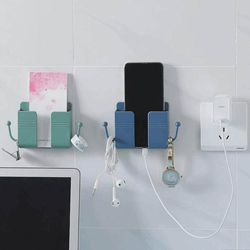【下单立减50】加大背胶壁挂手机收纳盒挂钩免打孔粘贴置物盒QC,淘宝优惠券,粉丝福利购,淘宝优惠卷