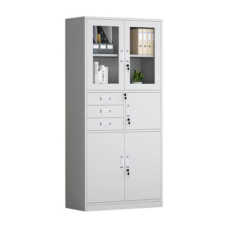 钢制办公室铁皮文件柜财务资料档案柜带锁凭证柜抽屉矮柜储物柜子,淘宝优惠券,粉丝福利购,淘宝优惠卷