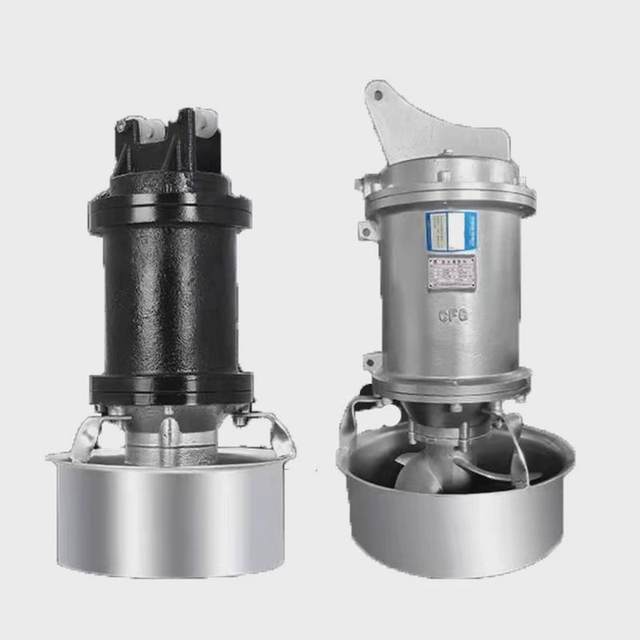 Sewage mixer diving low-high-speed push flow stirring evenly anti-precipitation stainless steel device anaerobic reflux push flow equipment