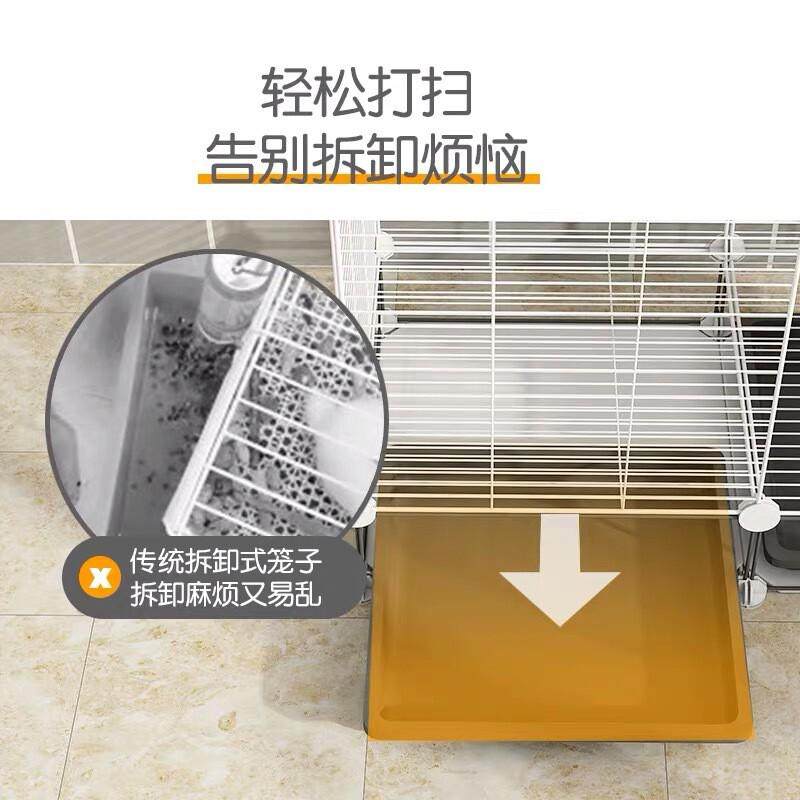 仓鼠笼子松鼠窝兔子笼鸟笼宠物用品龙猫别墅超大鹦鹉笼三层栅栏,淘宝优惠券,粉丝福利购,淘宝优惠卷