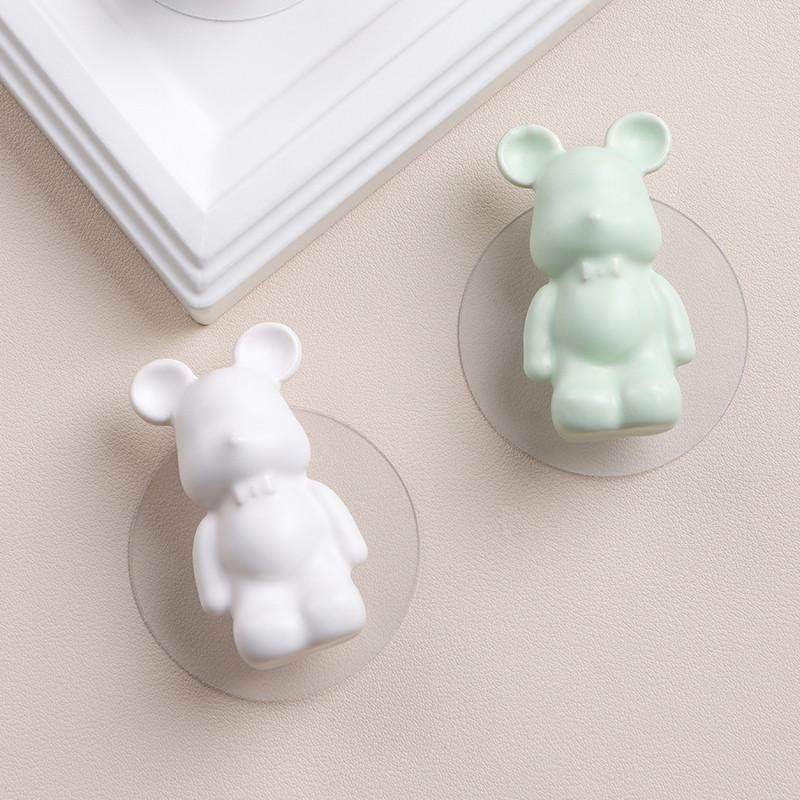 7t免打孔柜门拉手熊自粘免钉推拉门玻璃门衣柜橱柜好学无痕抽屉把,淘宝优惠券,粉丝福利购,淘宝优惠卷