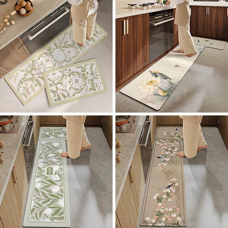 大江地垫新中式厨房防脏防摔脚垫防水防油专用垫子可擦免洗地毯垫,淘宝优惠券,粉丝福利购,淘宝优惠卷