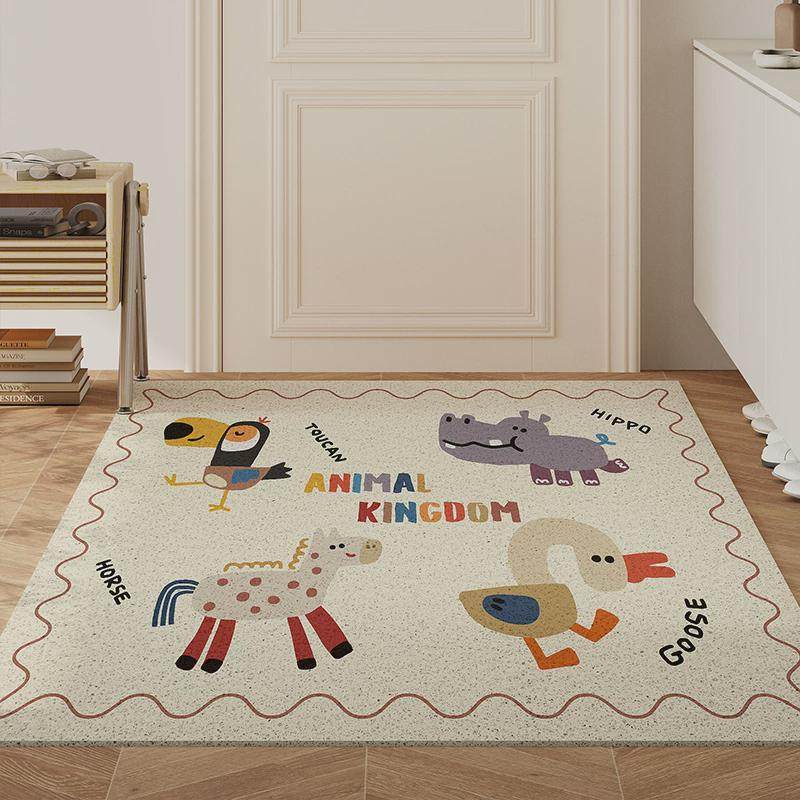 入户门垫家用进门可擦免洗地垫玄关丝圈防滑脚垫客厅方形地毯裁剪,淘宝优惠券,粉丝福利购,淘宝优惠卷