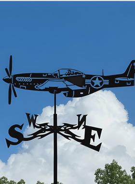 金属铁艺庭院屋顶花园风向标欧式工艺品户外农场装饰风向标指