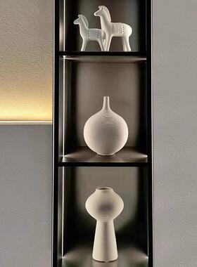 轻奢高档酒柜软装饰品摆件现代简约客厅电视柜办公室书房书柜套装