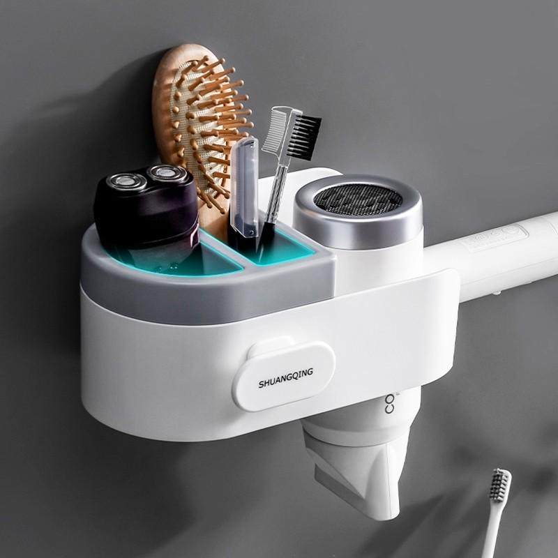 吹风机架免打孔风筒置物架支架壁挂卫生间挂架电吹风浴室收纳架子,淘宝优惠券,粉丝福利购,淘宝优惠卷