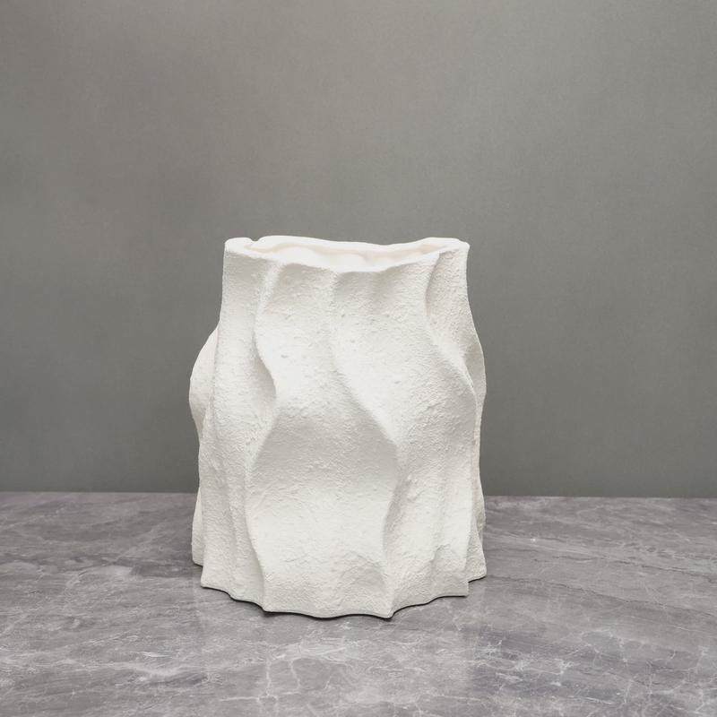 新中式创新曲线花器书房样板房电视柜卧室花插客厅桌面玄关工艺品,淘宝优惠券,粉丝福利购,淘宝优惠卷