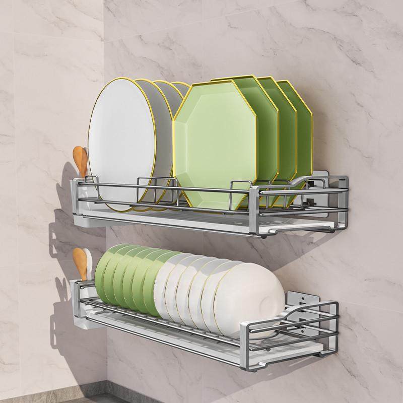 蚝宅配碗碟收纳架挂碗架碗筷收纳盒沥水架碗盘壁挂厨房墙上置物架,淘宝优惠券,粉丝福利购,淘宝优惠卷