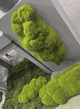 仿真青苔藓草皮仿真草坪植物景观绿色植物场景橱窗展示盆景假苔藓