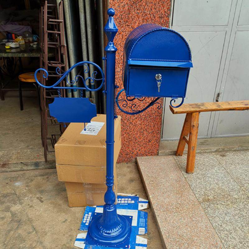 欧式户外铁艺别墅信箱信报箱邮筒防雨收件箱明信片信箱,淘宝优惠券,粉丝福利购,淘宝优惠卷